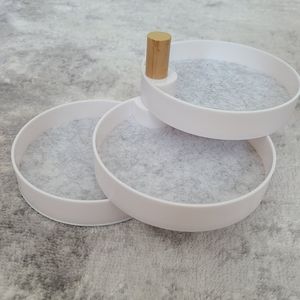 🔷️ 5/$25 2Bandits Three Tier Foldable White Tray